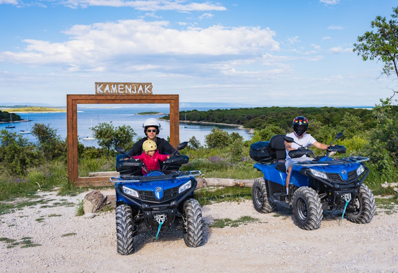 Rent a Quad in Premantura to visit Kamenjak