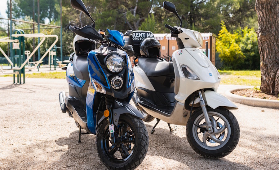 rent a scooter in Banjole Pula in Istria